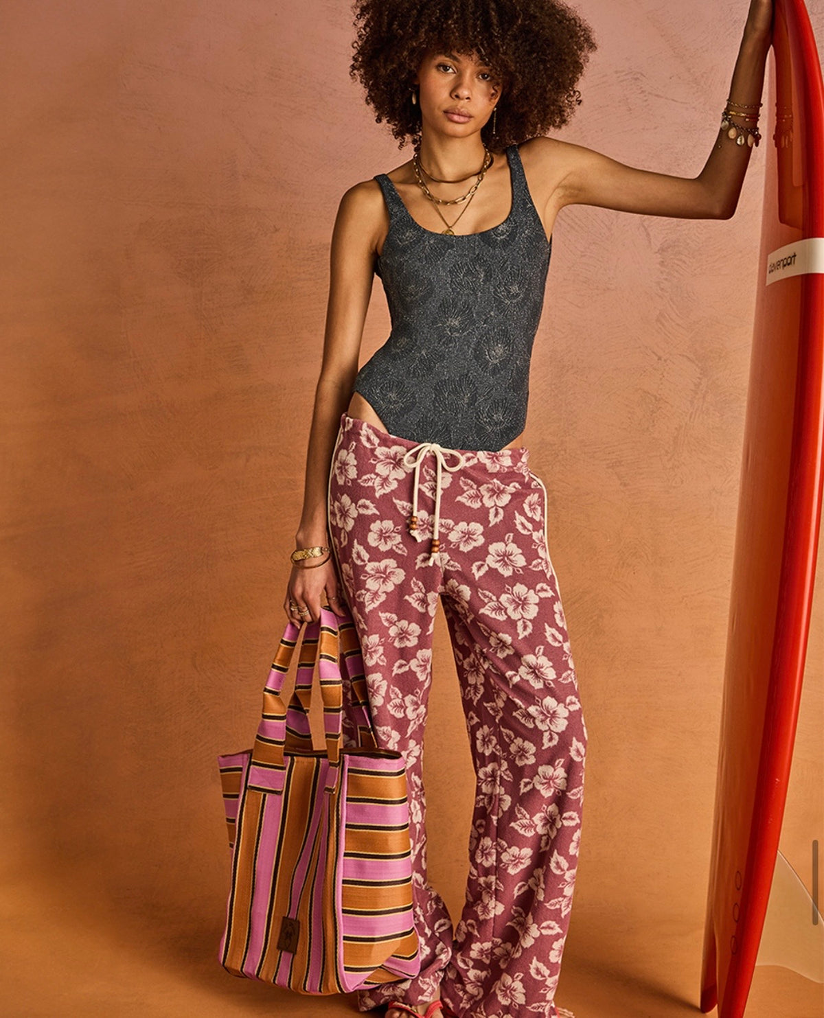 LAHAINA CHARLI DRAWSTRING PANT| سروال LAHAINA CHARLI DRAWSTRING PANT