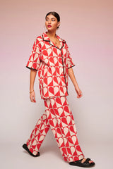 Lena Trousers (Hearts) | سروال نسائي