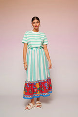 Gwen Tee Aqua | بلوزة نسائية