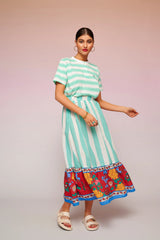 Gwen Tee Aqua | بلوزة نسائية