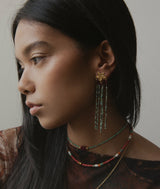 Gold Plated Turquoise Earrings