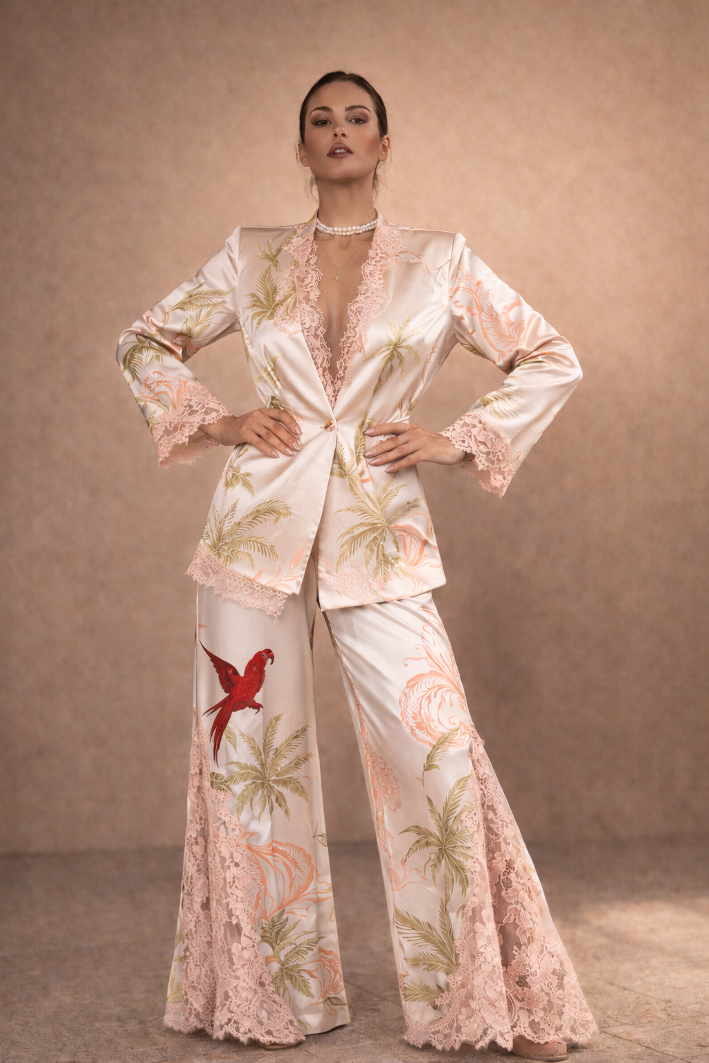 Trouser Jane Lace|سروال Jane Lace Monkey Clover