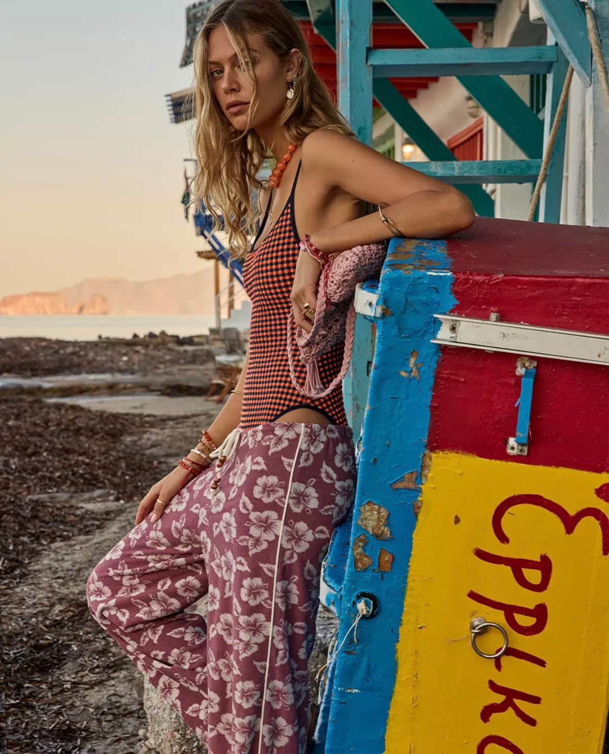 LAHAINA CHARLI DRAWSTRING PANT| سروال LAHAINA CHARLI DRAWSTRING PANT