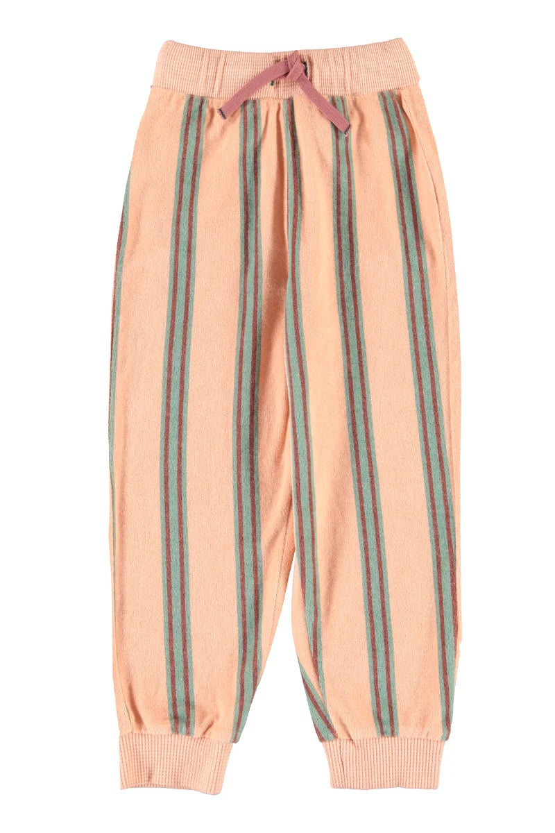 JOGGING PANTS WITH DOUBLE STRIPES LIGHT PINK