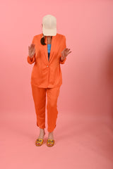 Jben Jacket Orange | بذلة نسائية