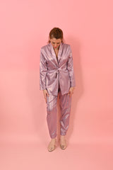 Ella Trouser Metallic Purple | بنطلون نسائي
