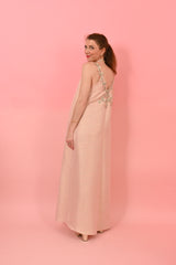 Grace Dress Pink Embroidery | فستان نسائي Grace