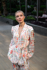 Jacket Cape Aztec Print Astrology Taurus | سترة Cape