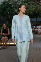 Cardigan Marley Roses Blue Gradient | بلوزة نسائية Marley