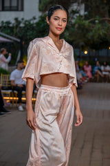 Shirt Alba Astrology Roses Gradient Lace Detail | بلوزة نسائية Alba