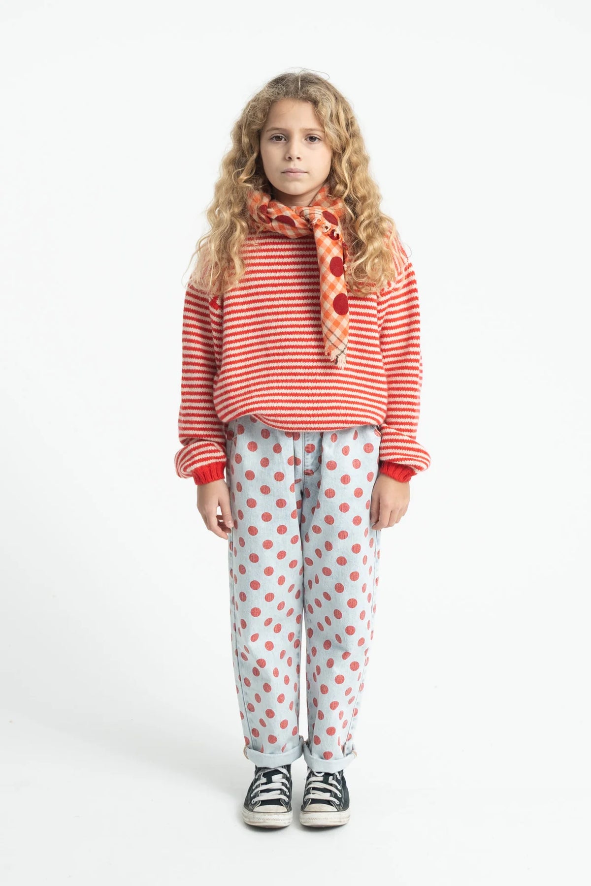 TROUSERS W/ RED DOTS