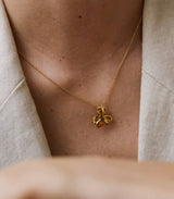 Silane Gold-Plated 24K Silver Necklace with Adjustable Chain Paris Luxury