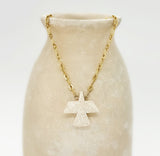 Pursley Gold Plated Bird Necklace