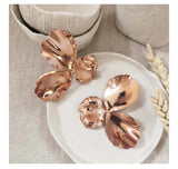 Pensee Large Earrings Rose Gold | حلق نسائي