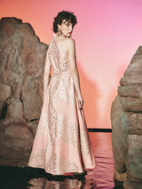 Goldysha Collar Dress Pink | فستان نسائي