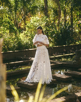 Shirt Koufonisi Petunia Crop Althea White | أعلى النساء