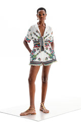 Eden Short Althea Multi| تنورة نسائية
