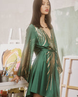 Short Dress Andromeda Callisto Emerald| فستان نسائي
