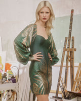 Short Dress Evia Callisto Emerald| فستان نسائي