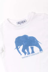 Kids' T-Shirt Explorateur - White | تي شيرت