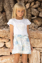 Girls Shorts Balade Parisienne - White | سروال قصير