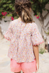 Girls Shorts Bloomer - Pink | سروال قصير