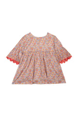 Kids' Blouse Jardin d'été, mini flowers | بلوزة