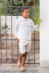 Boys Shorts Ceremonie - Beige Chine | سروال قصير