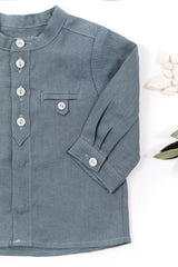 Kids' Shirt Summer Camp - Green | قميص