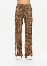 THE UPSIDE Leopard Panthera Jetset Pants: Slinky Viscose Blend, Straight Leg, Pockets