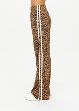 THE UPSIDE Leopard Panthera Jetset Pants: Slinky Viscose Blend, Straight Leg, Pockets