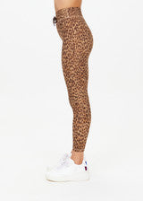 Leopard Print 25in Midi Pant
