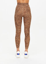 Leopard Print 25in Midi Pant