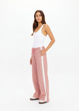 Sparkle Galaxia Loretta Pant: Mid-Rise, Straight Leg, Drawcord Waist