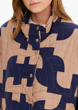 Chic THE UPSIDE Mirage Carmen Organic Cotton Quilted Patchwork Jacket