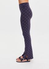 THE UPSIDE Ezra Florence Monogram Flare Pants - Chic High-Rise Yoga & Pilates