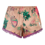 Apollo Brown Shorts | بيجاما نسائية - Maison Clad