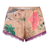 Apollo Brown Shorts | بيجاما نسائية - Maison Clad