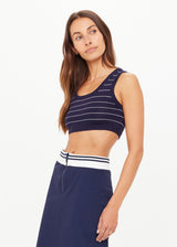 Astra Solange Knit Crop Top| بلوزة Astra - Maison Clad