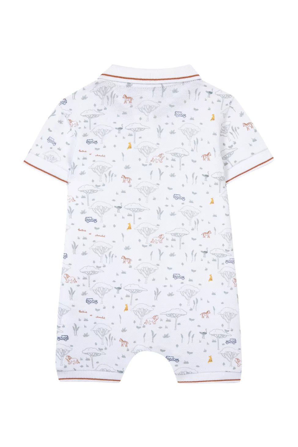 Baby Jumpsuit Explorateur - White | بذلة - Maison Clad
