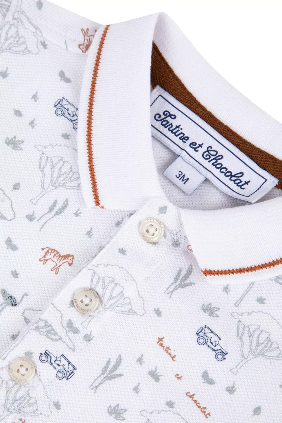 Baby Jumpsuit Explorateur - White | بذلة - Maison Clad