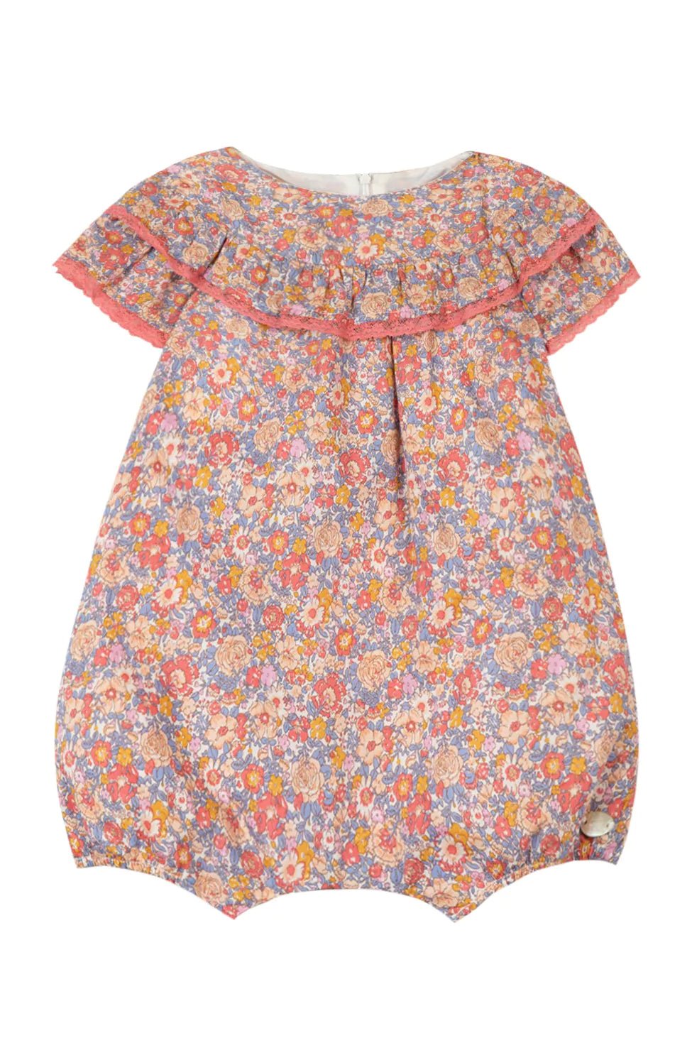 Baby Jumpsuit Flower - Pink | بذلة - Maison Clad