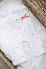 Baby Leggings "Mon Premier trousseau" - Ecru | سروال ضيق - Maison Clad