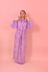 Bayt Dress Lilac Tie and Dye| فستان نسائي - Maison Clad