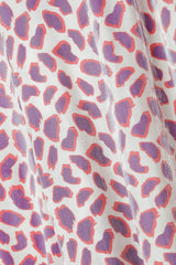 Emy Asymetrique Blouse Mauve & Green | أعلى النساء