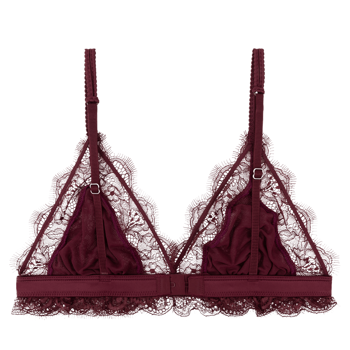 Bra Love Lace Burgundy - Love lace صدرية - Maison Clad