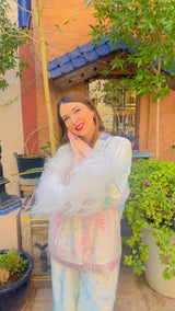 Cardigan Marley Plumage Bandana Gradient Capricorn | بلوزة نسائية Marley Plumage - Maison Clad