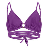 Carly Purple Bikini Top | ملابس سباحة نسائية - Maison Clad