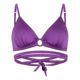 Carly Purple Bikini Top | ملابس سباحة نسائية - Maison Clad