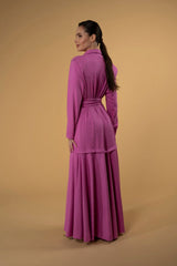 Charly Knit Dress l |فستان Charly Knit Pink - Maison Clad